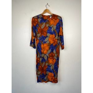 Vintage 80's Bedford Fair Floral Dress (fits like 10/12)